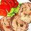 Мясной рулет, фаршированный овощами