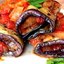 Баклажанные рулетики с начинкой