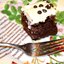 Брауни с какао, орешками и маскарпоне