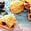 Сливовый пирог с творожной начинкой и штрейзелем