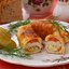 Куриные рулетики с плавленым сыром