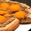 Пирог с грецкими орехами и абрикосами