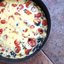 Киш с помидорами черри, базиликом и сыром