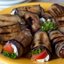 Рулетики из баклажанов с сыром фета
