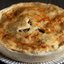 Пирог из цесарки с лесными грибами и тархуном