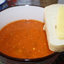 Легкий томатный суп с мидиями