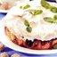 Пирог с черной смородиной и взбитыми белками