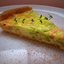 Киш творожный с кабачками и креветками
