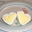 Яйца в форме сердечек