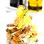 Салат оливье от шеф-повара ресторана «Большой» с филе цыпленка на гриле