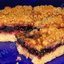 лимонный пирог с яблочным вареньем и миндальной крошкой