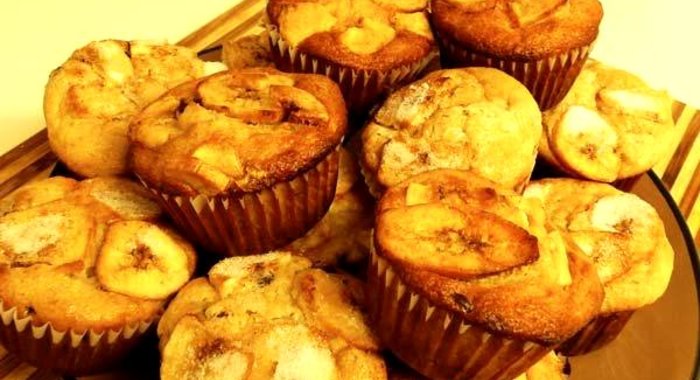 Банановые кексы Маффины