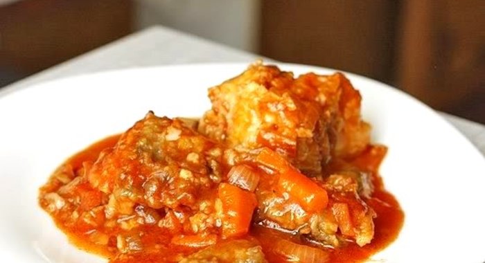 Минтай под маринадом