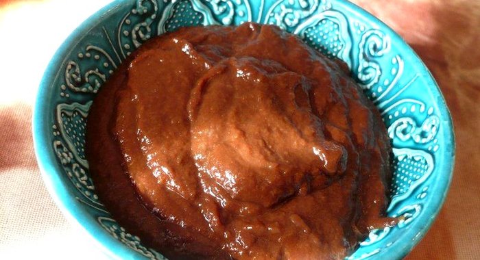 Постный шоколадно-банановый крем