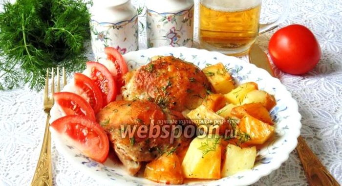 Курица в пивном маринаде