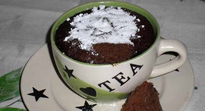 Кофейный кекс в кружке