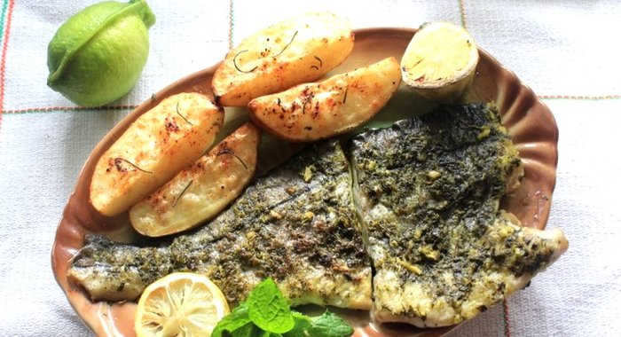 Пикша под маринадом