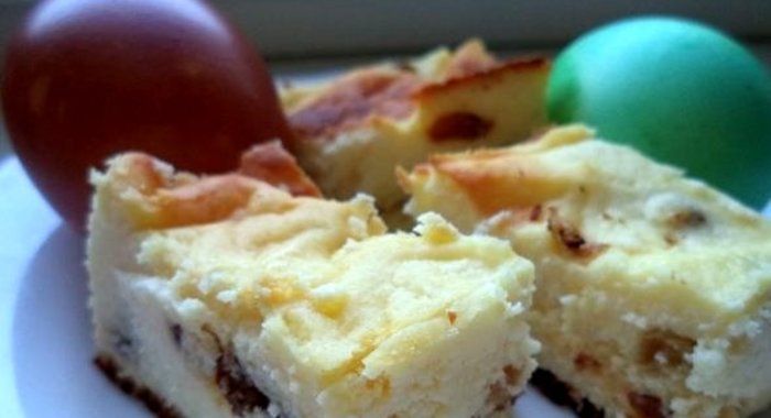 Запеченный творог