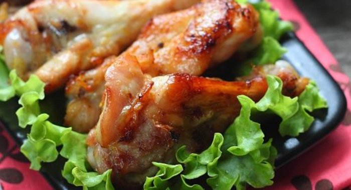 Куриные крылышки в апельсиновом маринаде