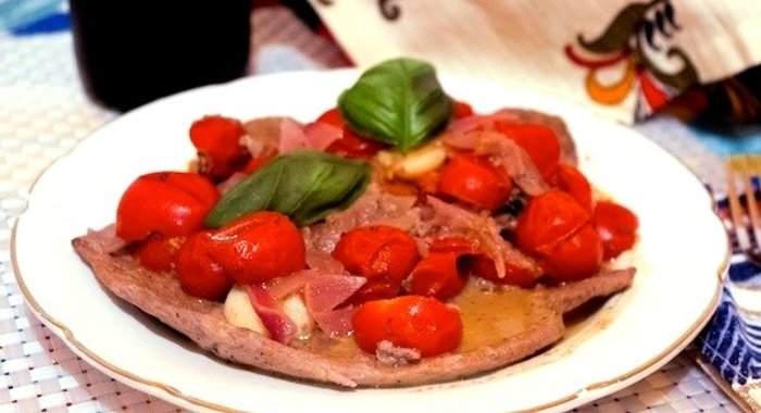 Мясо алла пиццайола