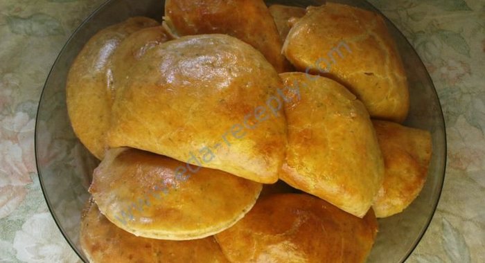 Пирожки с грибами в начинке