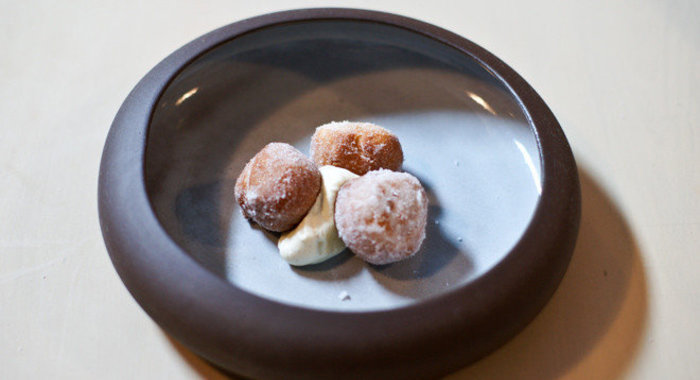 Пончики с ванильным кремом