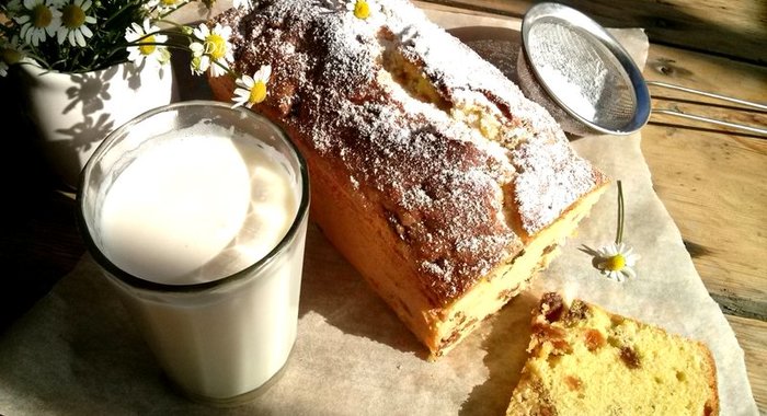 Кекс классический с изюмом