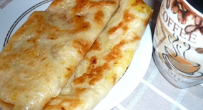 Дрожжевые блинчики с апельсином