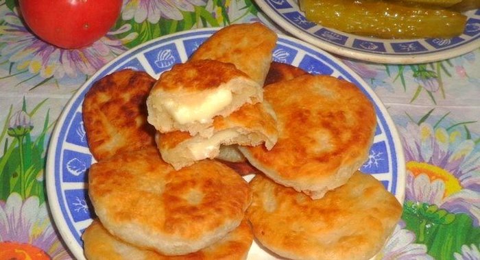 Оладьи с плавлеными сырками