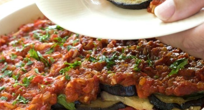 Запеканка из баклажанов