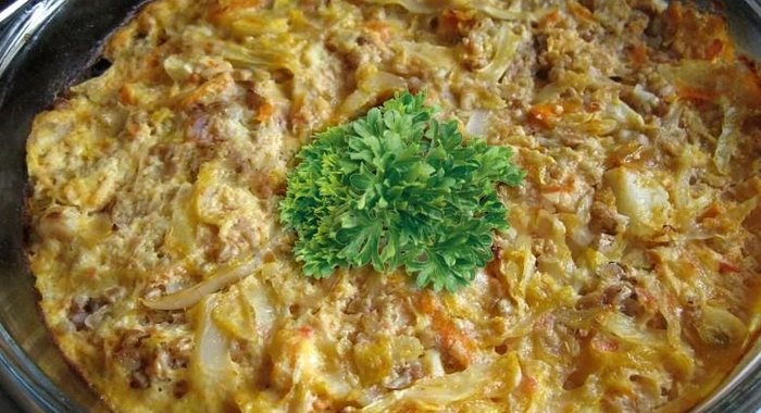 Гречневая запеканка с овощами