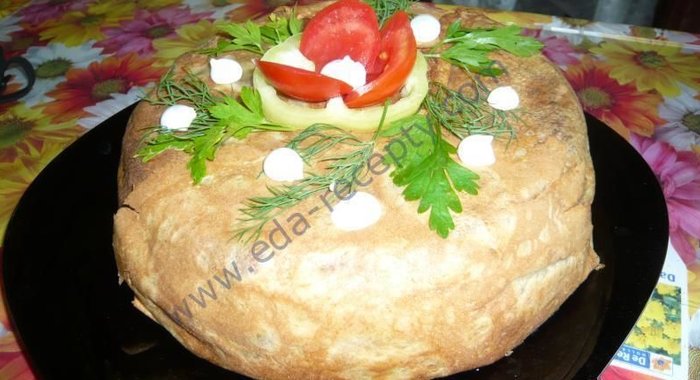 Блинчатый пирог из блинов