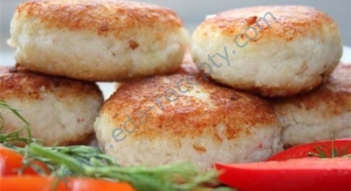 Рыбные котлеты из минтая