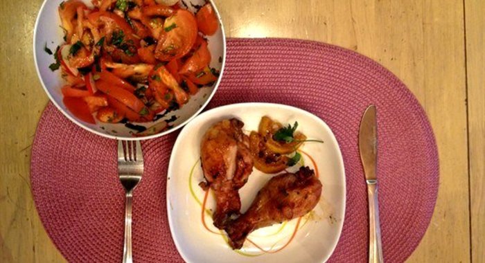 Курица в имбирном маринаде