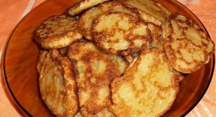 Постные кабачковые оладьи