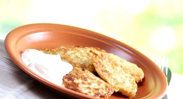 Оладьи из тушеной капусты