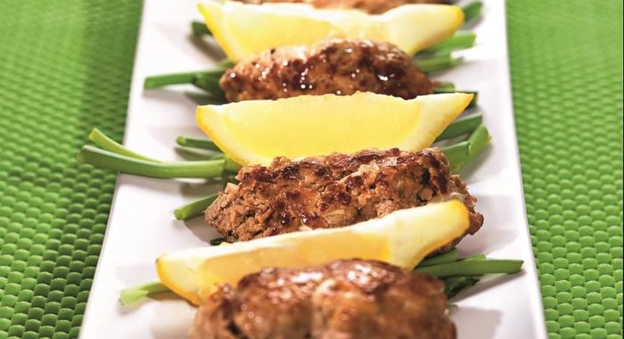 Котлеты из баранины с лимоном