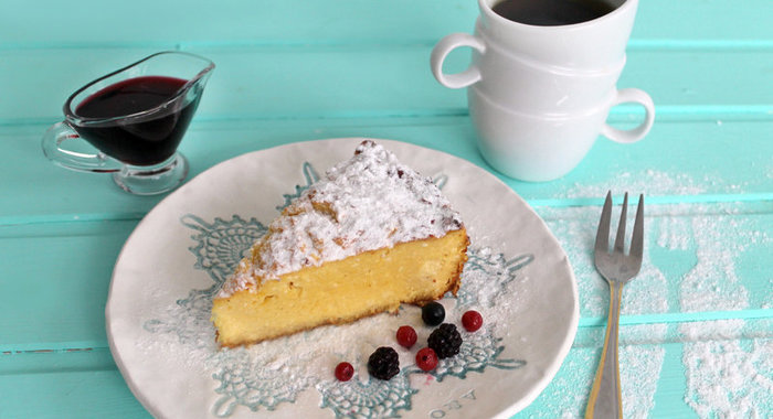 Творожная запеканка с тыквой