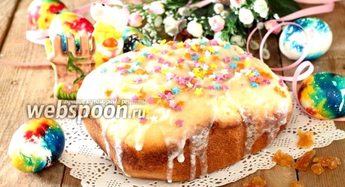 Творожный кулич в хлебопечке