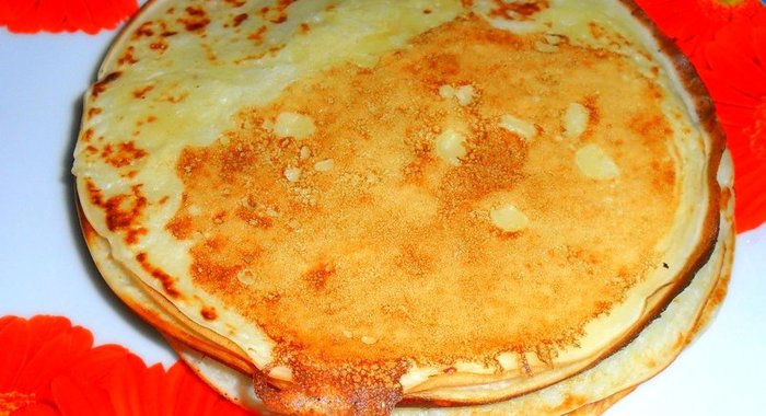 Блины из простокваши по‑домашнему