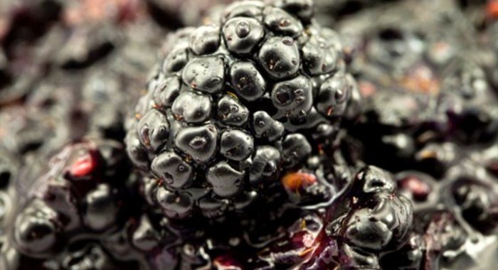 Соус из ежевики и неспелого винограда