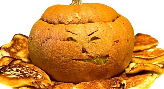 Блины из тыквенного пюре