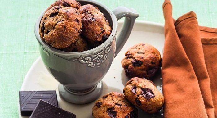 Печенье с шоколадом