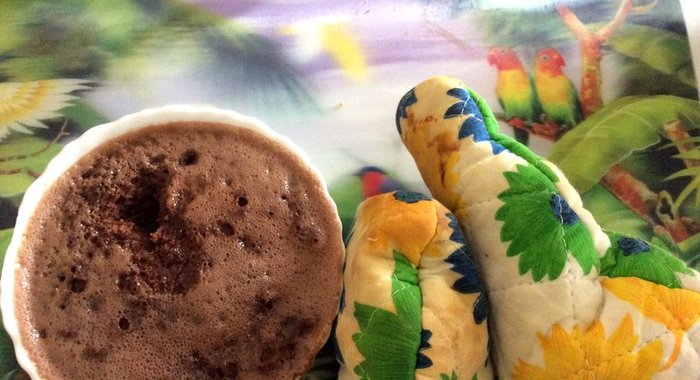 Быстрые шоколадные кексы в кружке