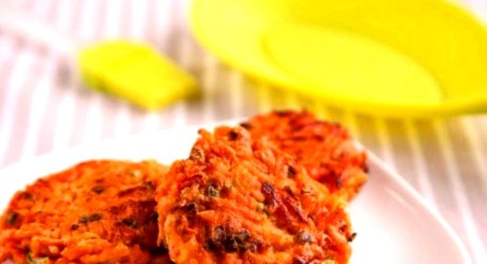 Морковные котлеты без манки