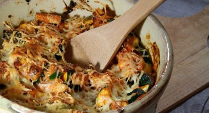 Запеканка из кабачков