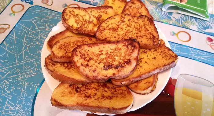 Гренки сладкие
