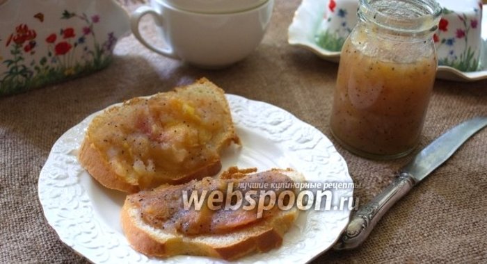 Грушевое варенье с маком в хлебопечке