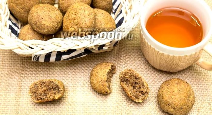 Ржаное печенье с орехами