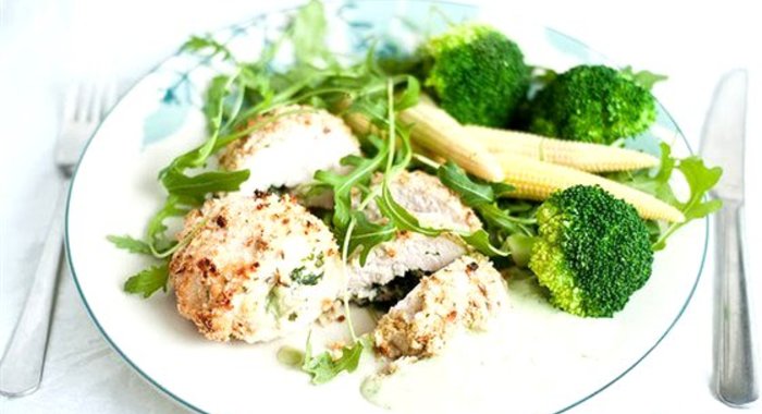 Куриные рулетики с горчичным соусом